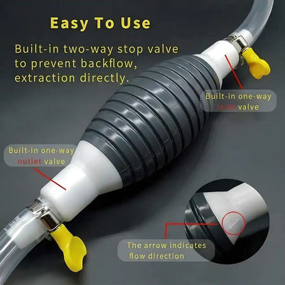 Water and Oil Transfer Pump for Car Bike Garage & Emergency Use
