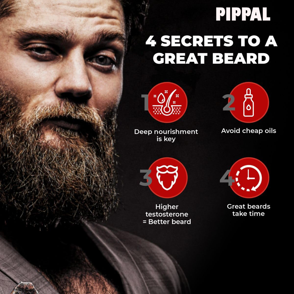 Beardo Beard And Hair Growth Oil 2X50ml Faster Beard Growth