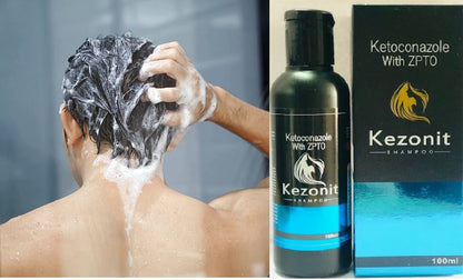 Kezonit Shampoo for Men and Women Used (Pack of 1)