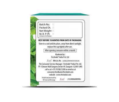 Freshville Lemongrass Tulsi Mint Green Tea Bag