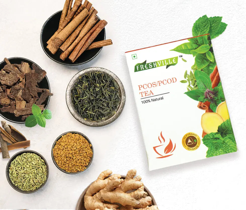 Freshville PCOS PCOD Tea Bag